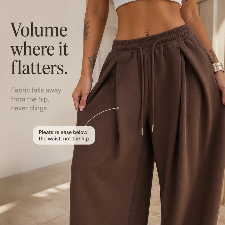 Pleatform – Deep Pleated Balloon-Leg Trousers