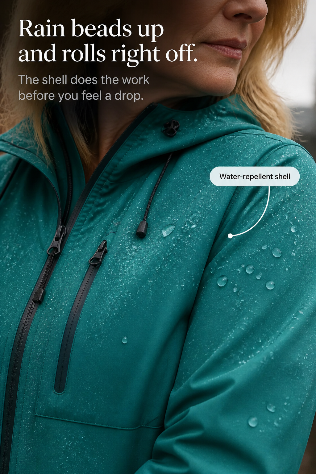 Weathergo – Hooded Waterproof Windproof Rain Jacket