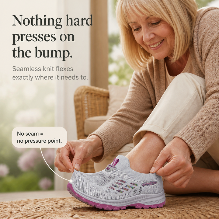 Flexwell – Stretch Knit Wide-Fit Slip-On Sneakers