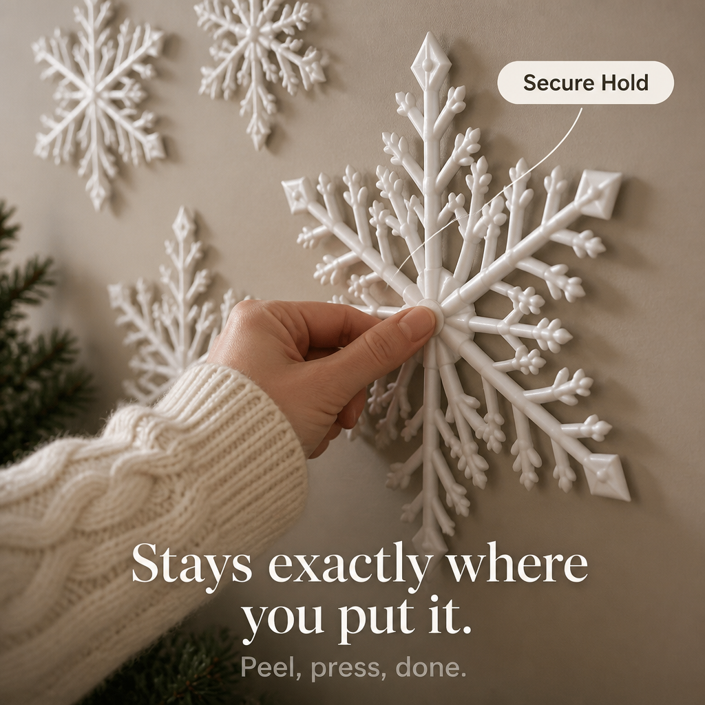 Glowflake – 3D Glow Snowflake Wall Stickers