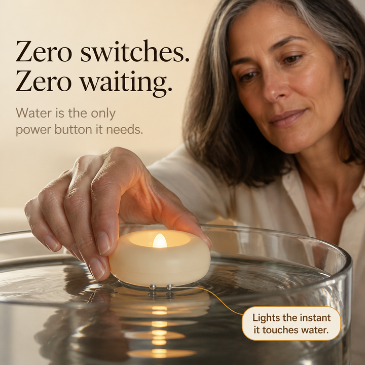 Glowtide – Water-Activated Floating LED Candles