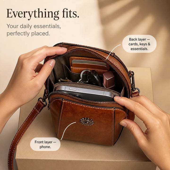 Waxelle – Vintage-Style Mini Crossbody Bag