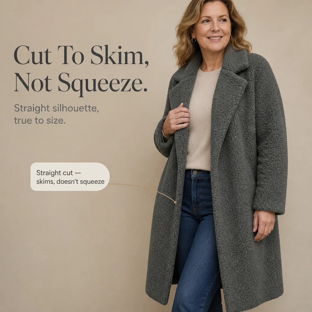 Veloura – Long Teddy Coat