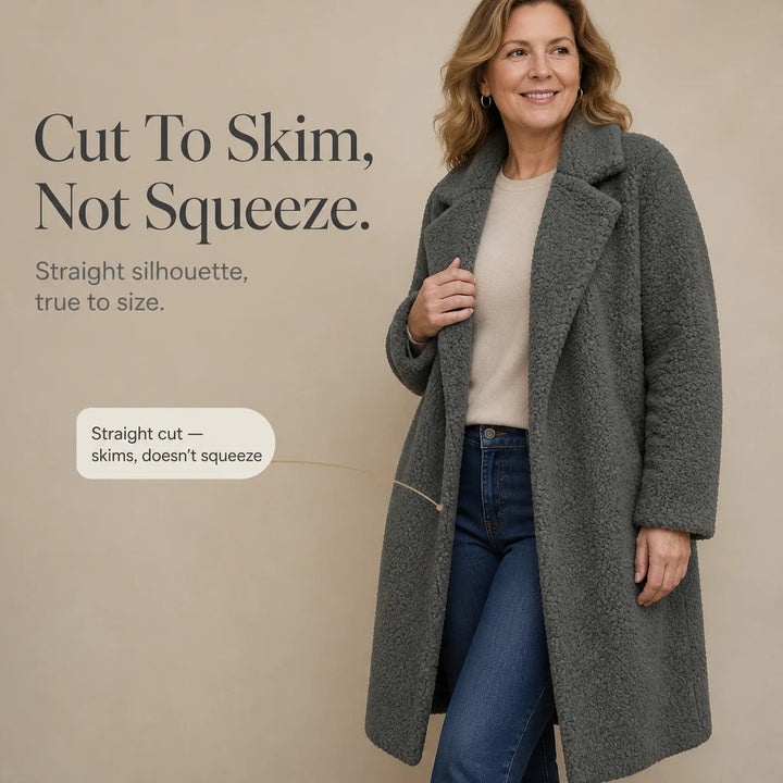 Veloura – Long Teddy Coat