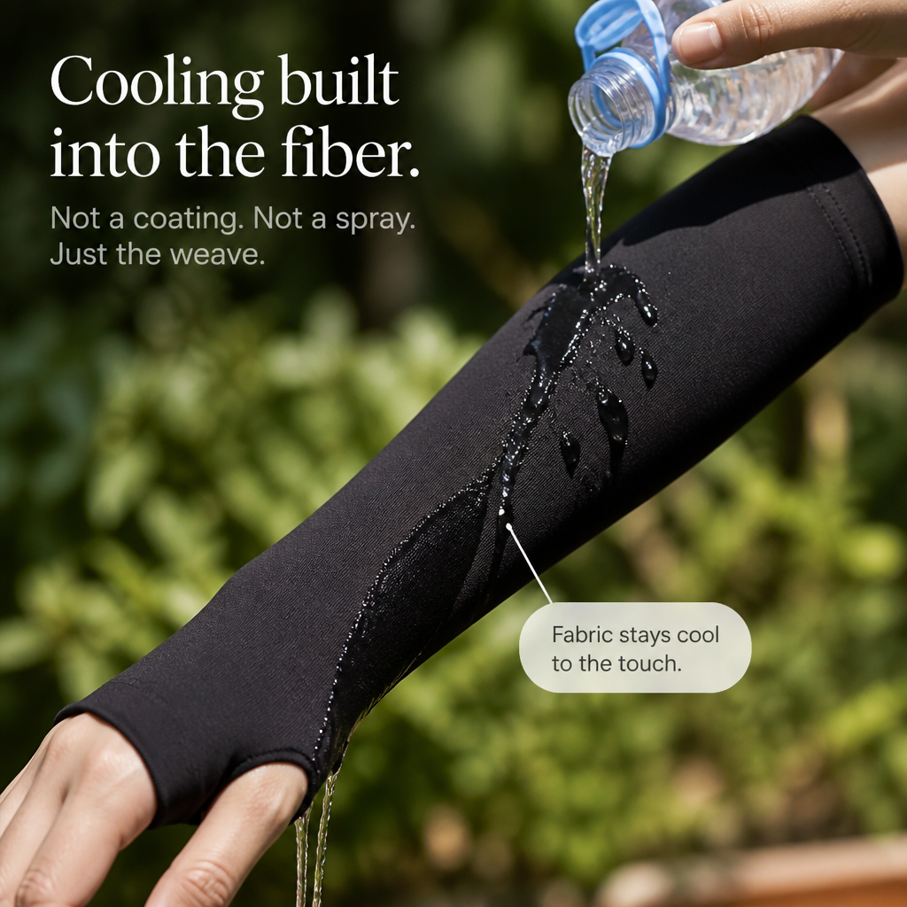 Cooltek Sleeves – Ice Silk UV-Protection Cooling Arm Sleeves