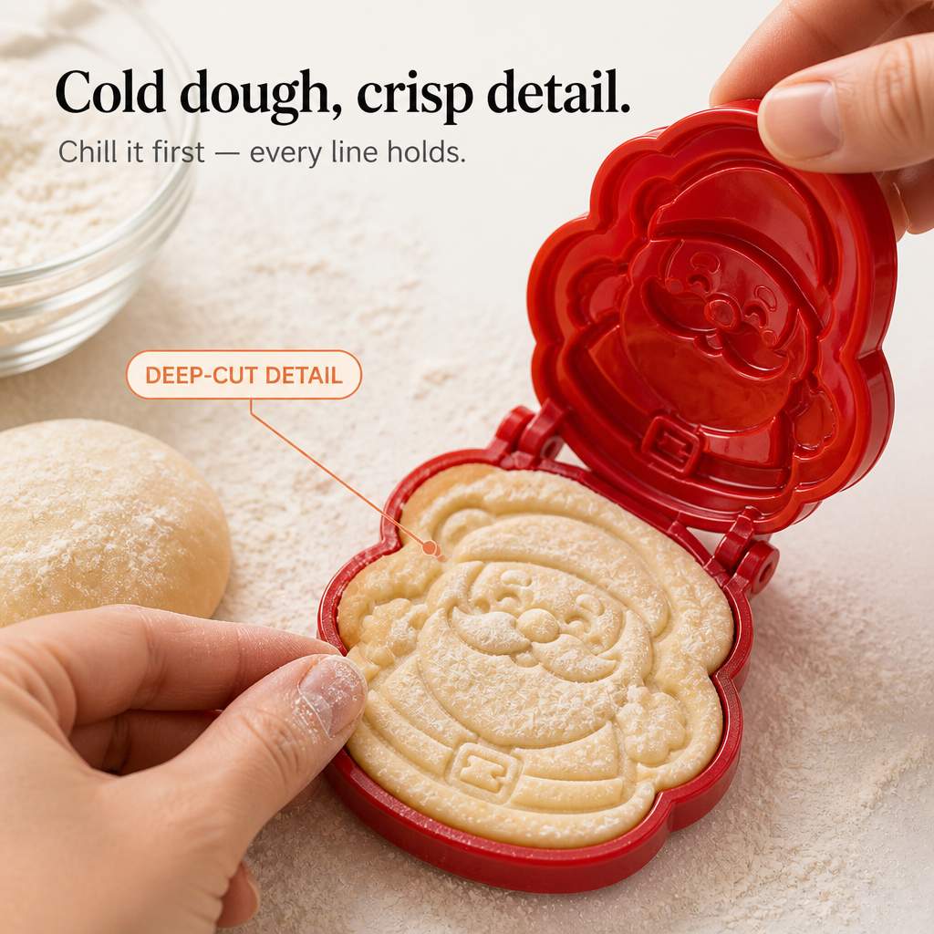 Clever & Co – Santa Face Hand Pie Press