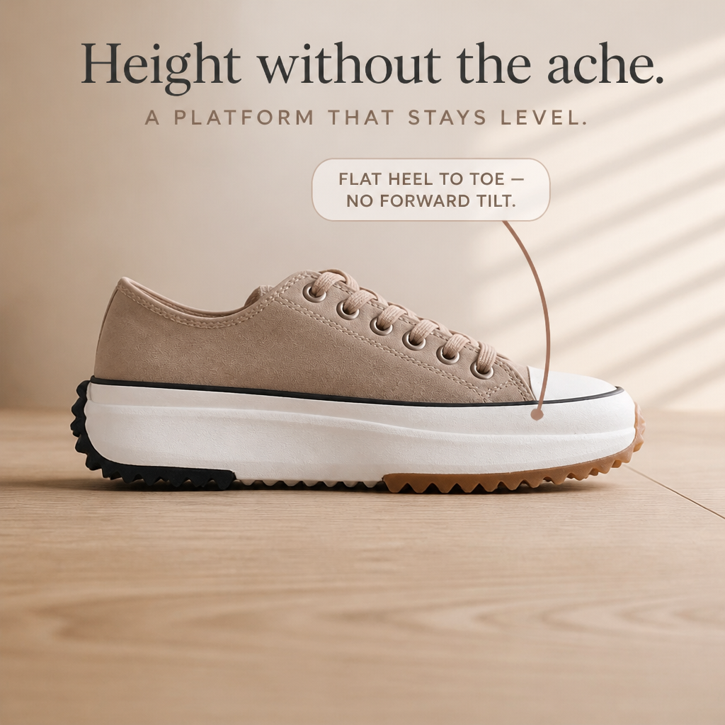 Bettina – Platform Lace-Up Sneakers