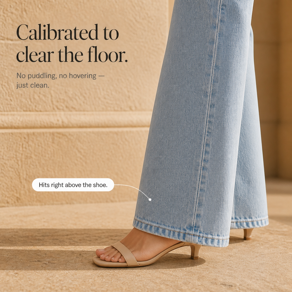 Lenglia – High-Rise Wide-Leg Vintage Wash Jeans