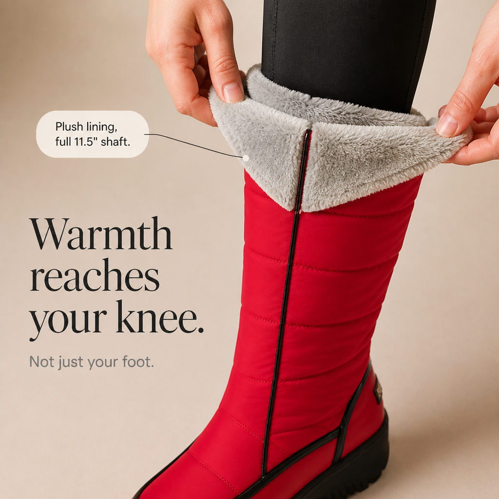 Wearbella – Faux Fur-Lined Knee-High Pull-On Boots
