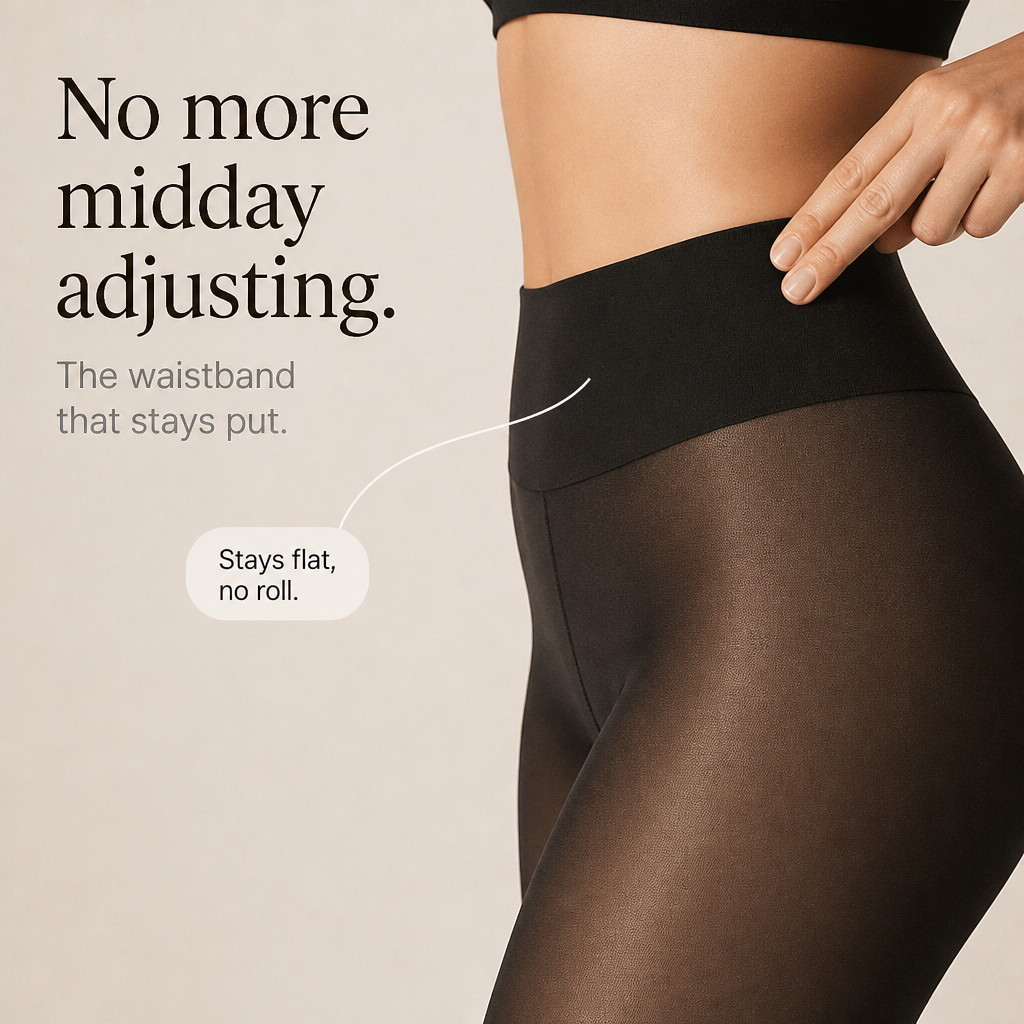 Smoothline – High-Waisted Shiny Sheer Tights