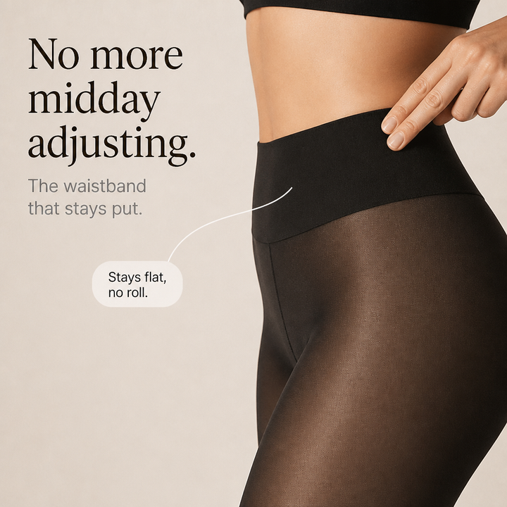 Smoothline – High-Waisted Shiny Sheer Tights