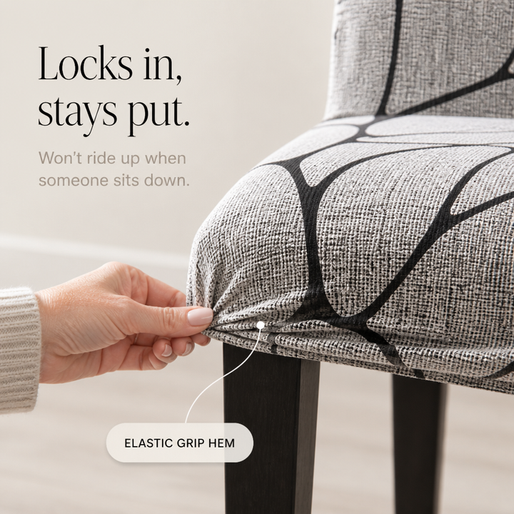 Snugchair – Elastic Fitted Dining Chair Cover