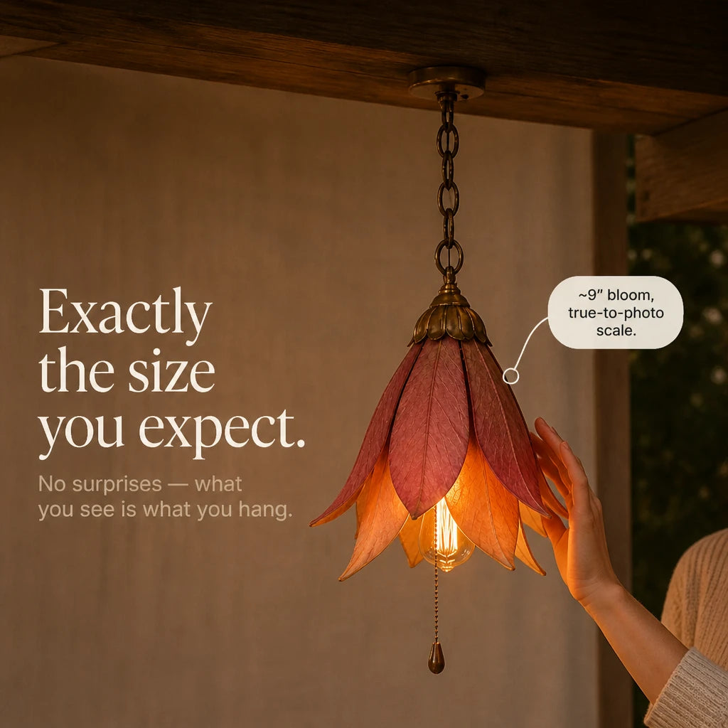 Florabloom – Flower-Shaped Hanging Pendant Lights