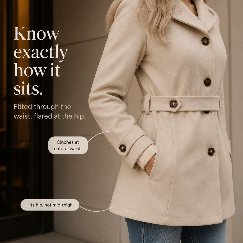 Silhouette – Belted Tailored City Coat