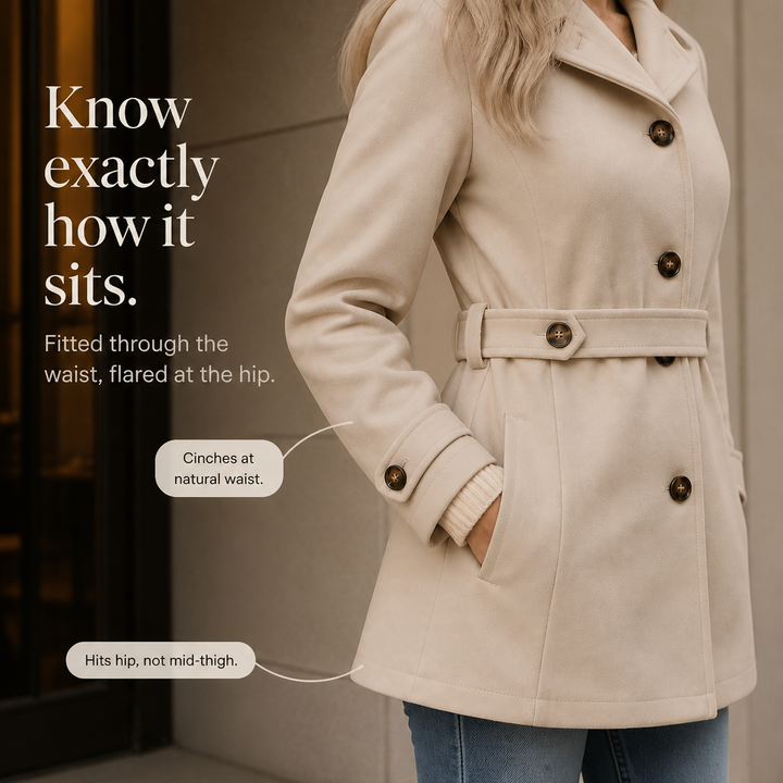 Silhouette – Belted Tailored City Coat