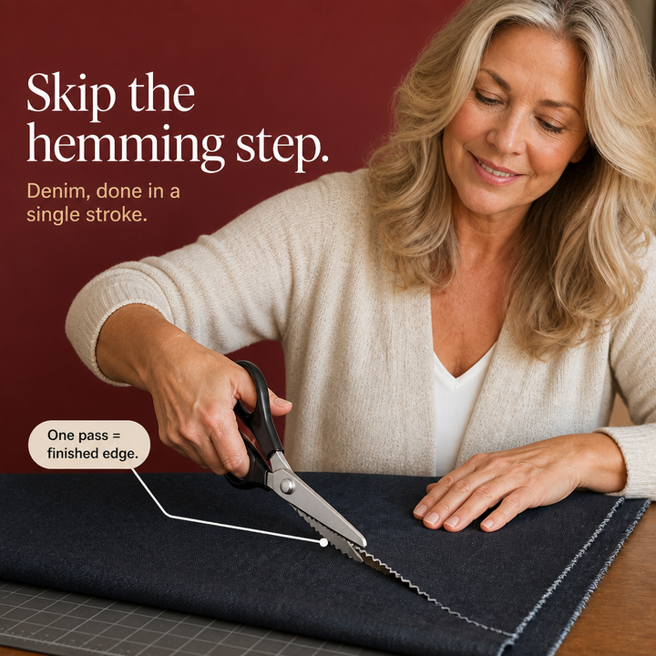 Zagsnip – Spring-Assisted Zigzag Pinking Shears