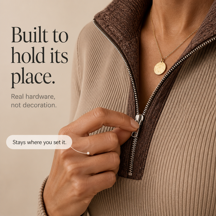 Ribvia – Contrast-Trim Quarter-Zip Mock Neck Sweater