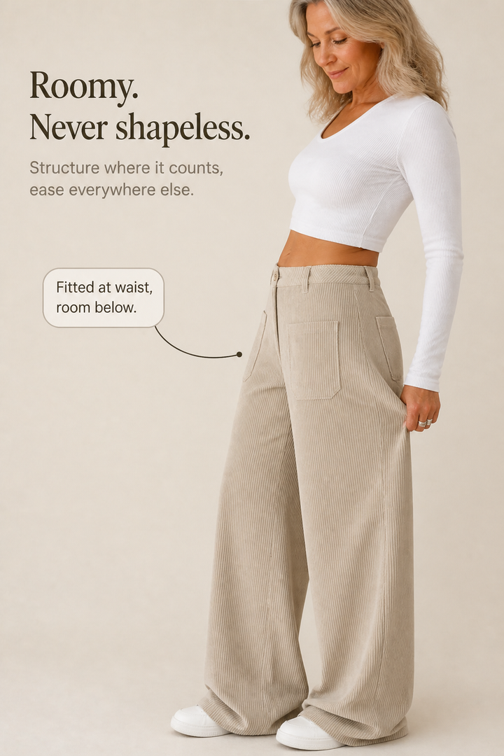 Wearbella – Wide-Leg Relaxed Pocket Trousers