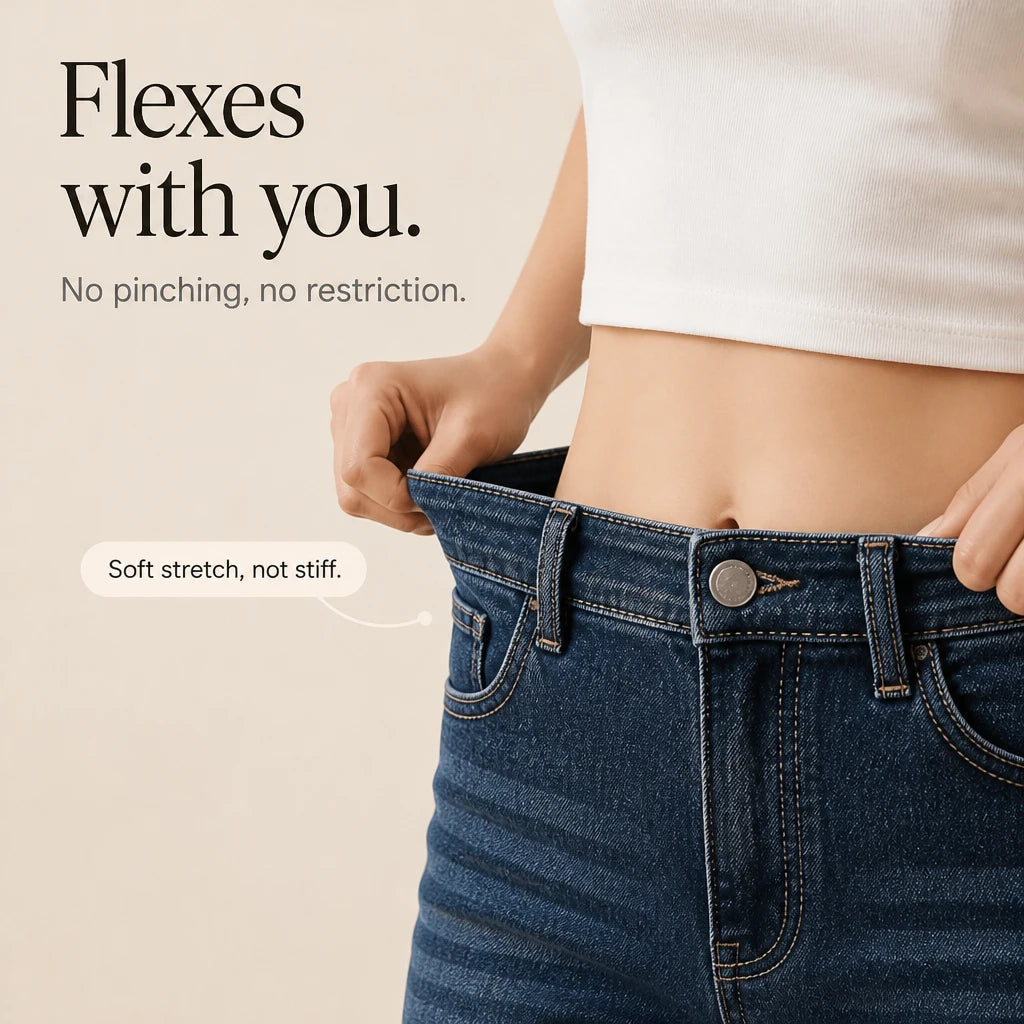 Warmelle – Fleece-Lined High-Waisted Wide-Leg Jeans