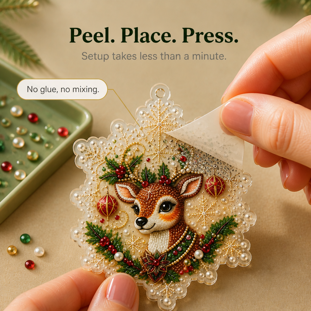MerrySpark – Colorful Wooden Christmas Ornament Set