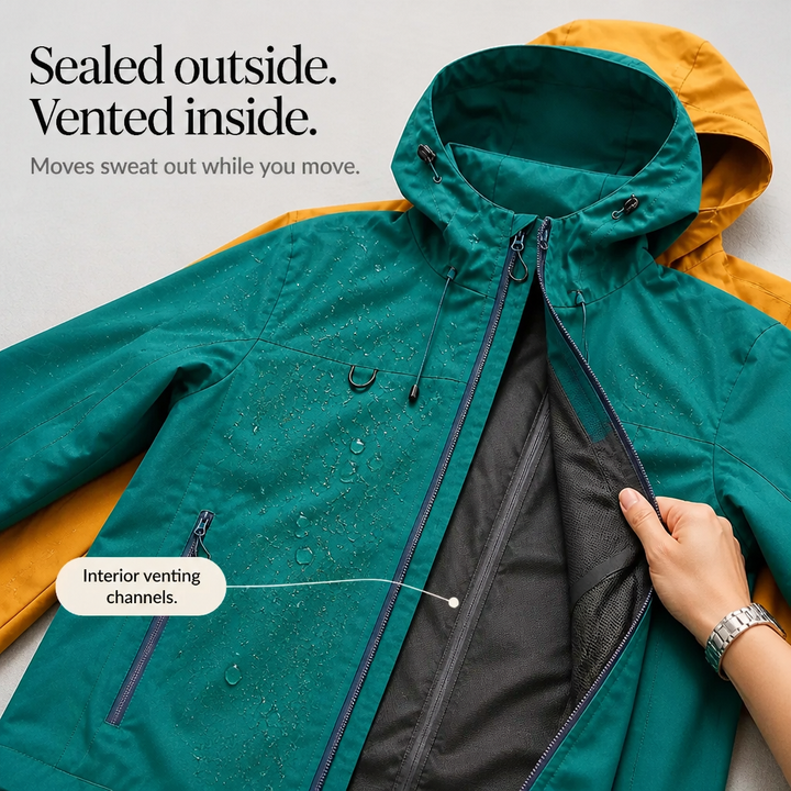 Vantrek – Lotus-Effect Waterproof Windbreaker Jacket