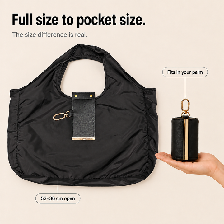 ReadyTote – Adjustable Capacity Everyday Shoulder Bag