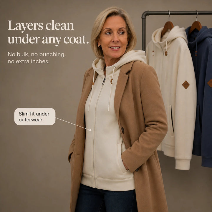 SherpaHaven – Thickened Sherpa-Look Full-Zip Hoodie
