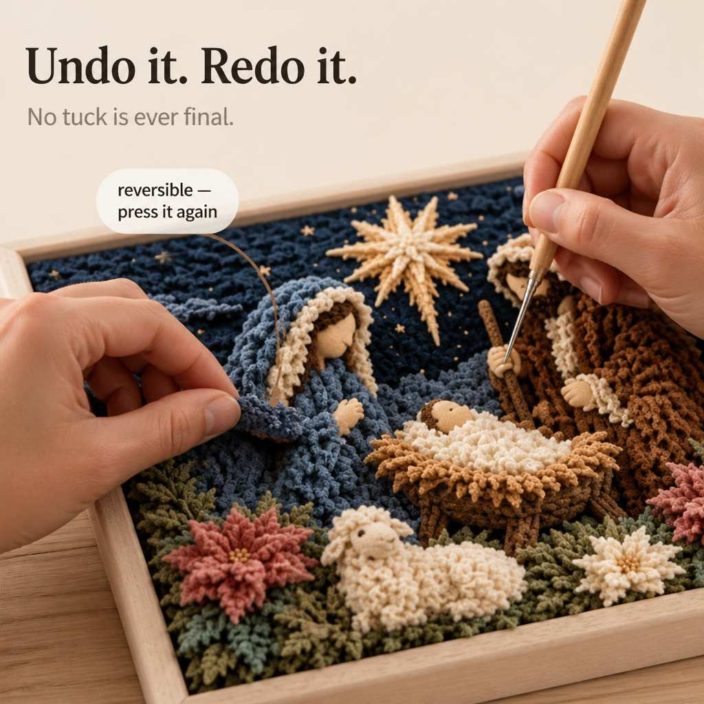 Faithtuck – Shepherd 3D Fabric Poke Art Kit