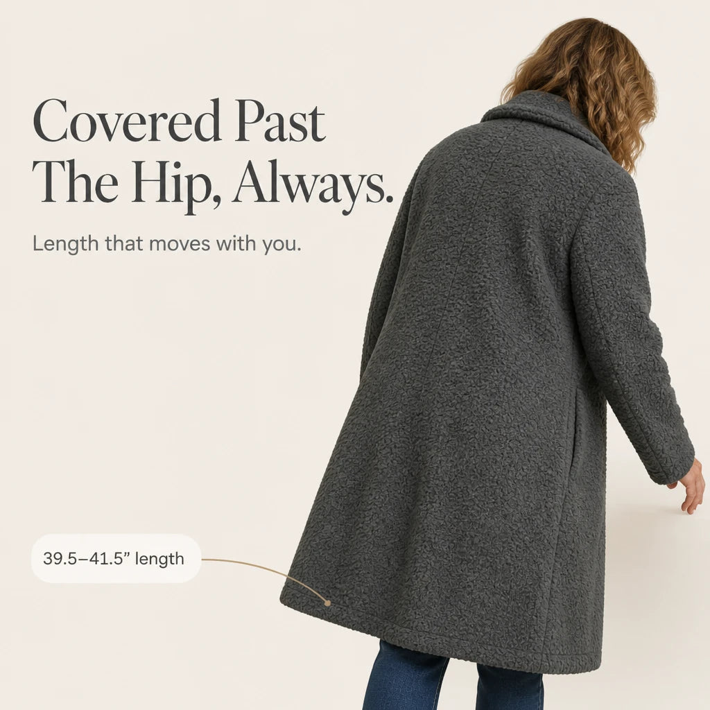 Veloura – Long Teddy Coat
