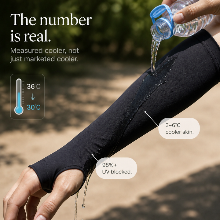 Cooltek Sleeves – Ice Silk UV-Protection Cooling Arm Sleeves