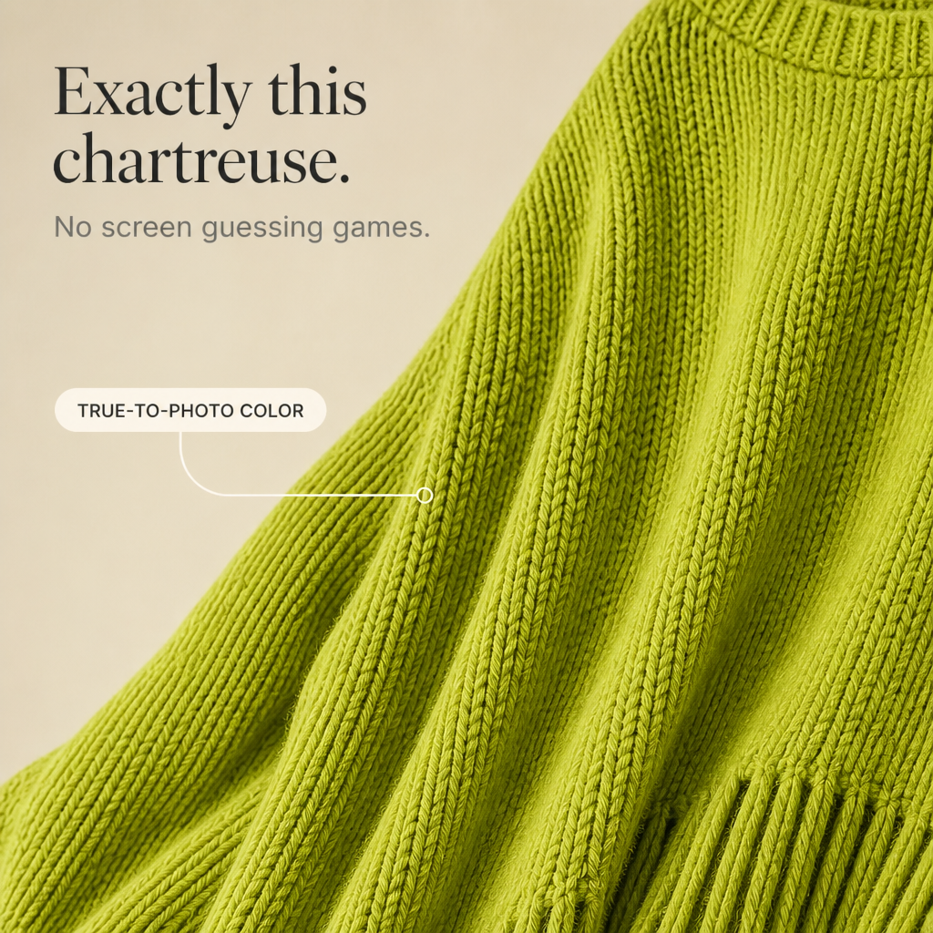 Limehaven – Textured Fringe Batwing Knit Poncho