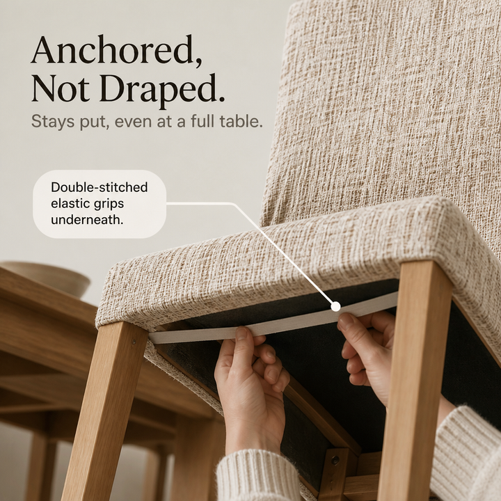 Snugback – Plaid Stretch Dining Chair Cover