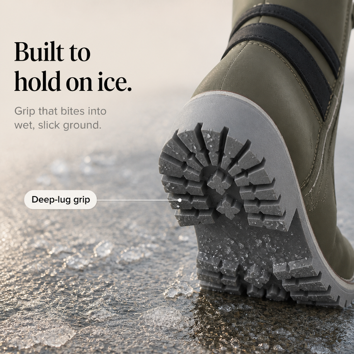Cozette – Knit-Shaft Wide-Foot Winter Boots
