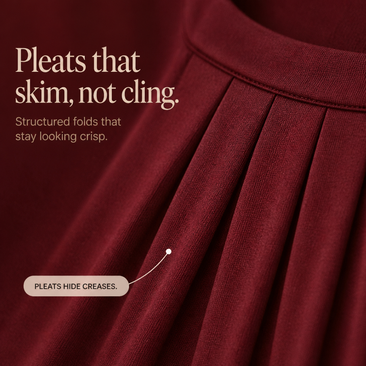 Linora – The Stretch Tunic That Skims, Never Clings