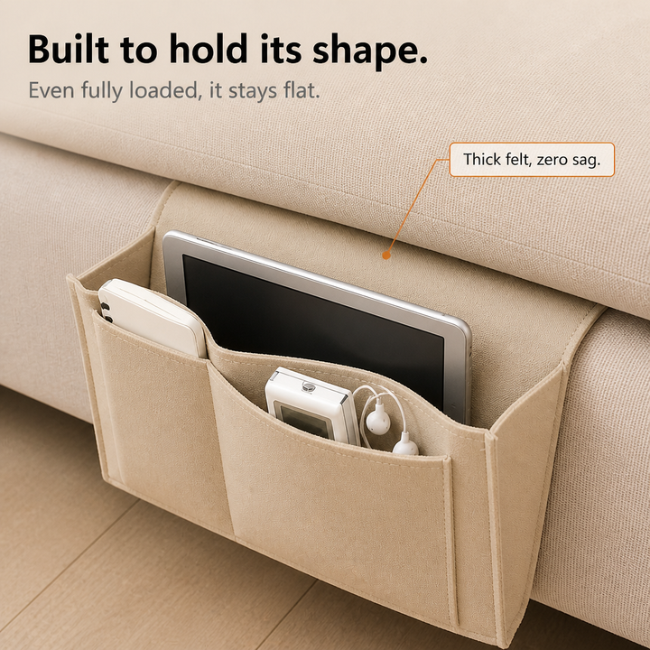 Bedvira – Under-Mattress Hanging Bedside Storage Caddy