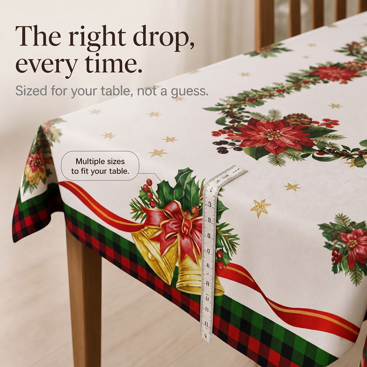 Evermerry – Christmas Print Polyester Tablecloth