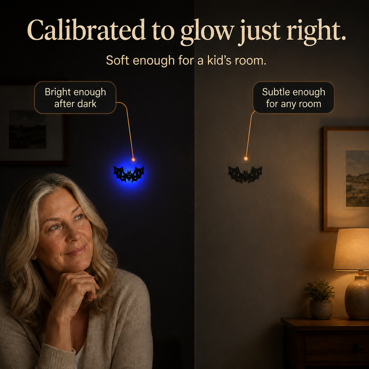 Glowmery – Light-Up Halloween Silhouette Wall Decal