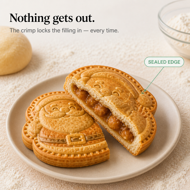 Clever & Co – Santa Face Hand Pie Press