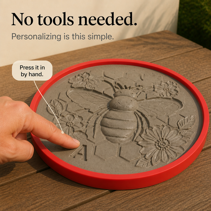 Blossomcast – Bee Honeycomb Stepping Stone Casting Mold