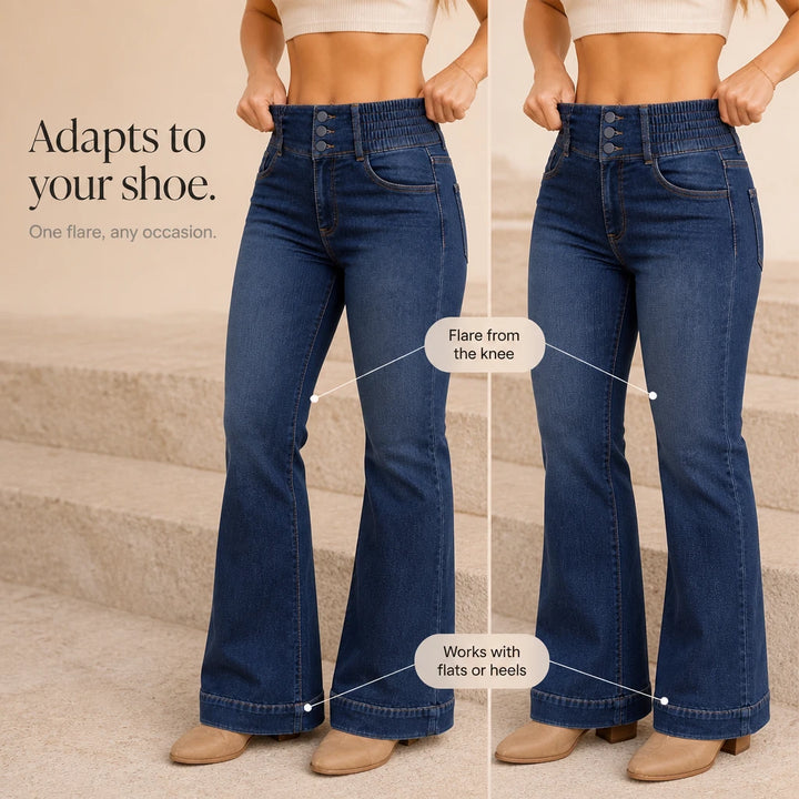 Everflare – High-Waisted Bootcut Jeans