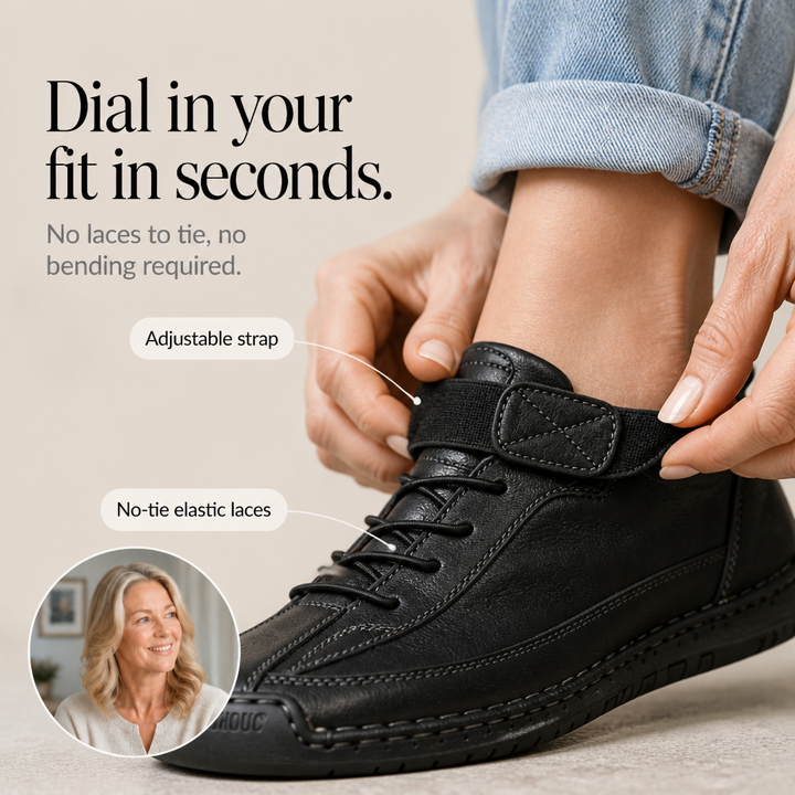 Easestep – Wide Toe Box Slip-On Walking Sneakers