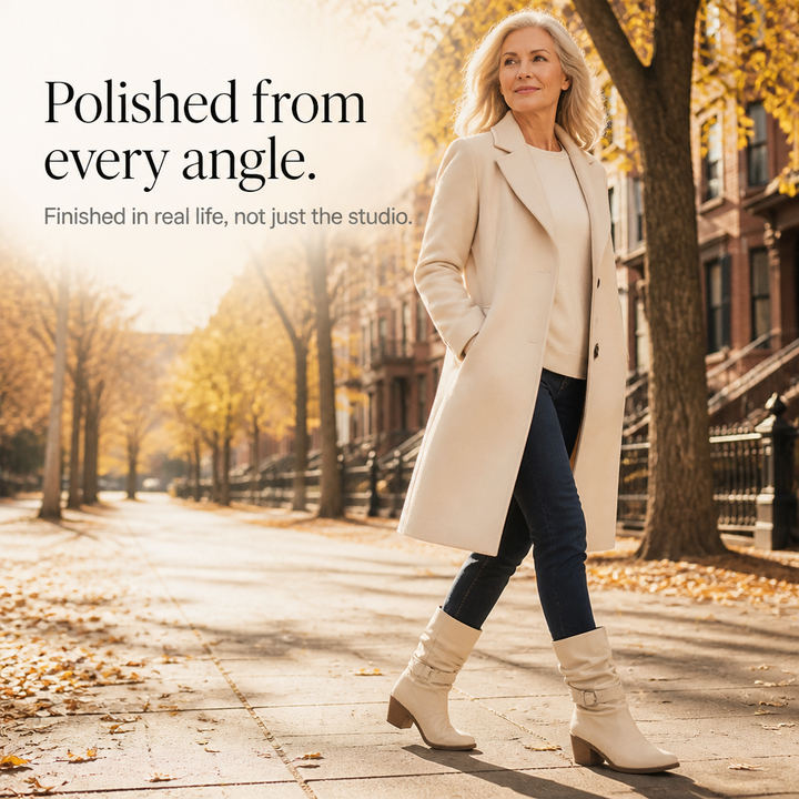 Slouch & Poise – Pointed-Toe Slouch Mid-Calf Boots