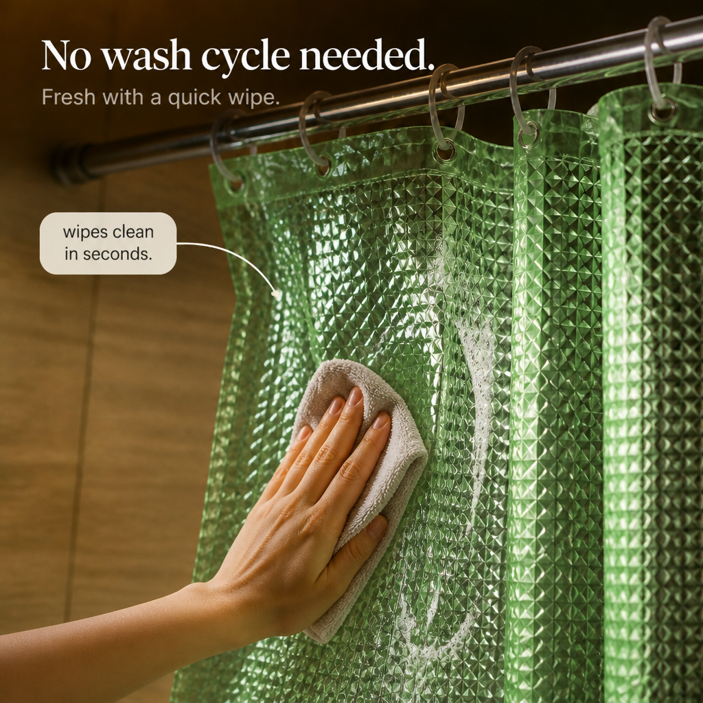 Dryhaven – 3D Embossed Shower Curtain