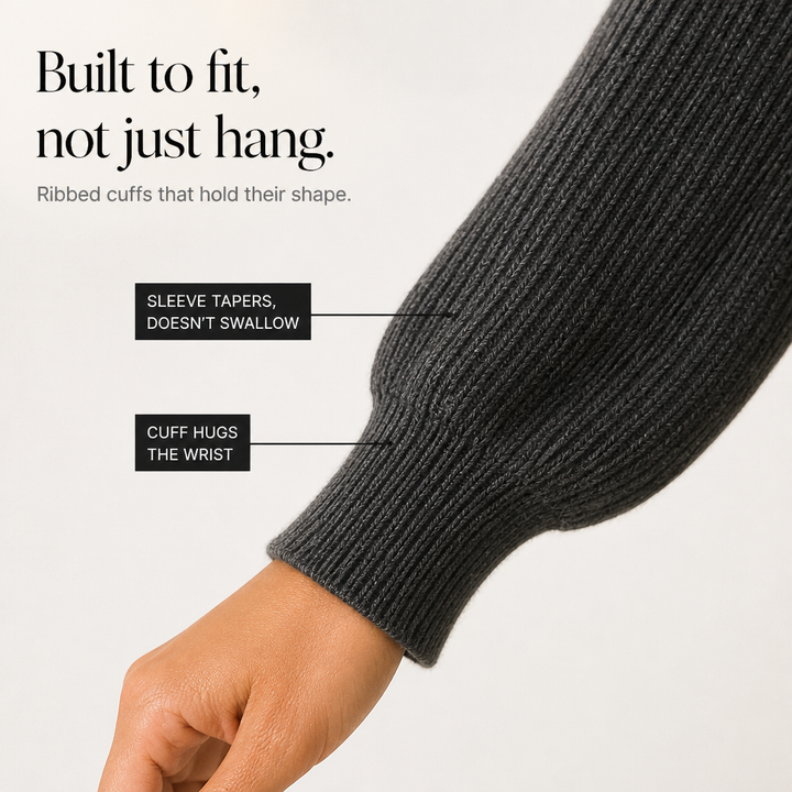 Ribbella – Ribbed Knit Longline Cardigan