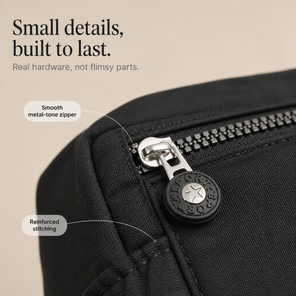 Featherglide – Lightweight Multi-Pocket Crossbody Bag