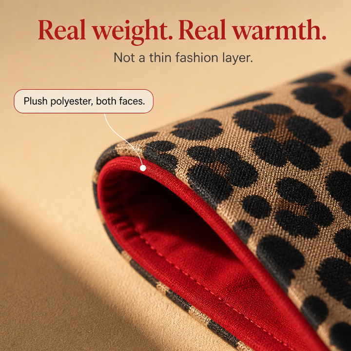 Wearbella – Reversible Leopard Print Hooded Coat