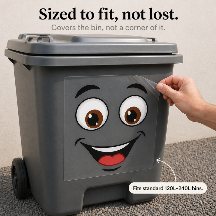 Grinbin – Removable Smiley Face Vinyl Decal Sticker