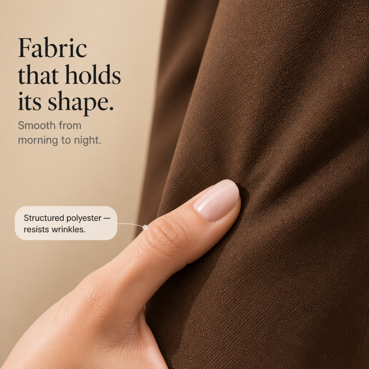 Blazelle – Diagonal Button Asymmetric Pleated Blazer Mini Dress