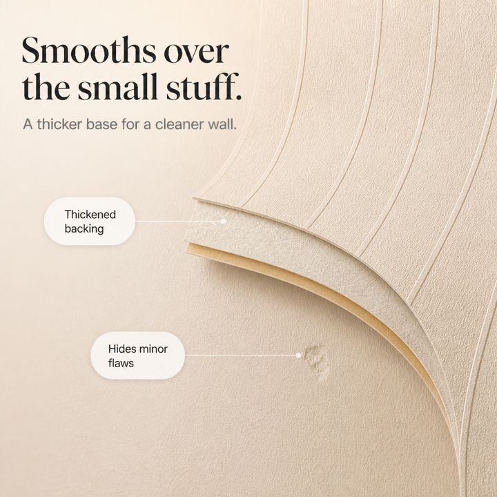 Wallura – Embossed 3D Stripe Peel-And-Stick Wallpaper