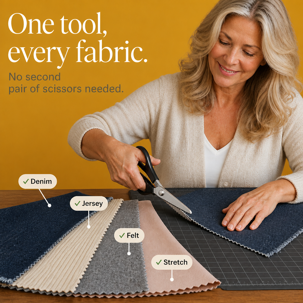Zagsnip – Spring-Assisted Zigzag Pinking Shears